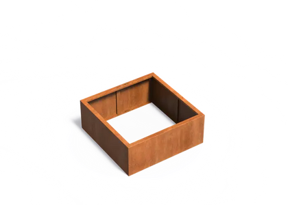 Buitenpotten Carrez zonder bodem - Cortenstaal - Vierkant