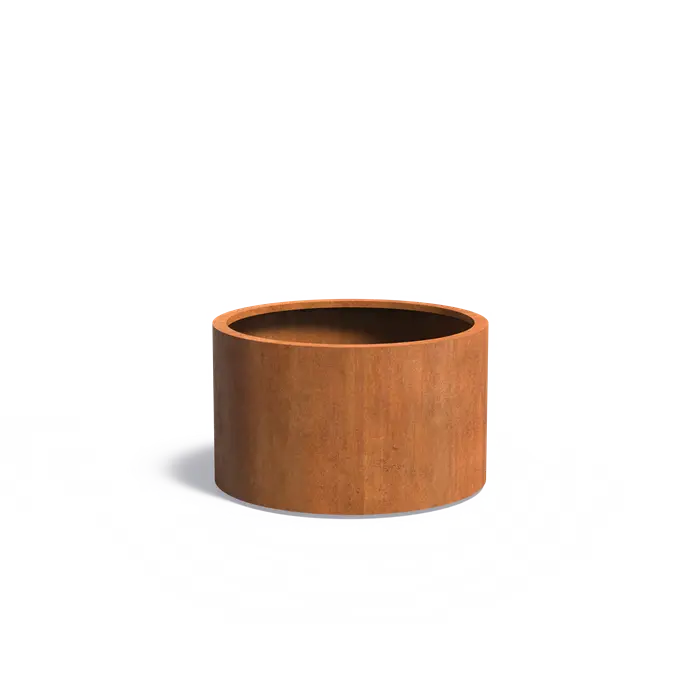 Buitenpot Circum Standaard - Cortenstaal