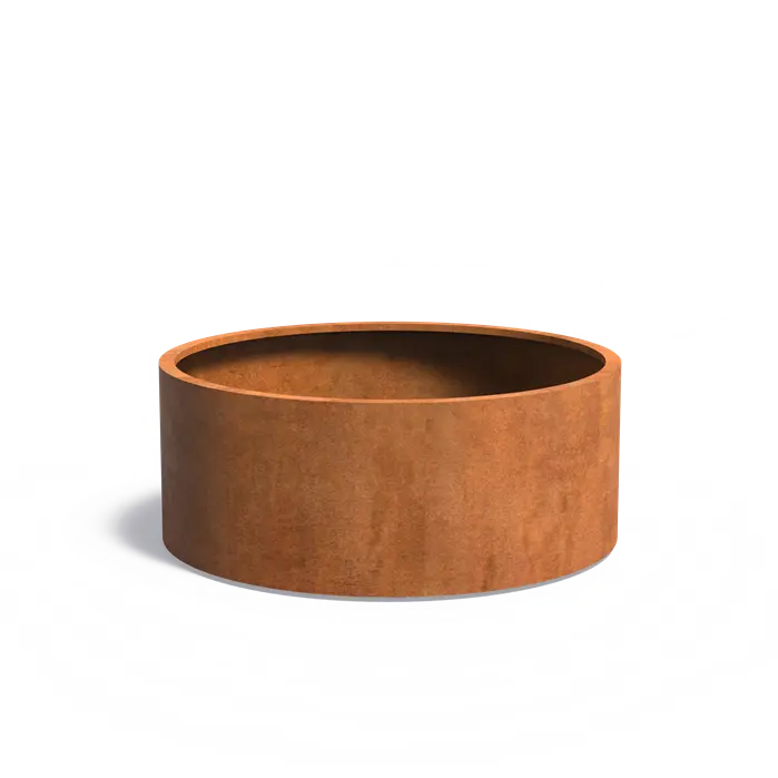 Buitenpot Circum Standaard - Cortenstaal
