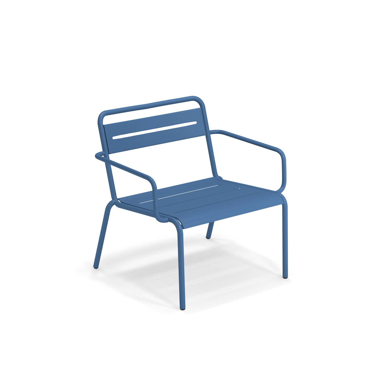 Set Star Lounge stoelen x2 en Rio R50 Ø80 cm Coffee Table