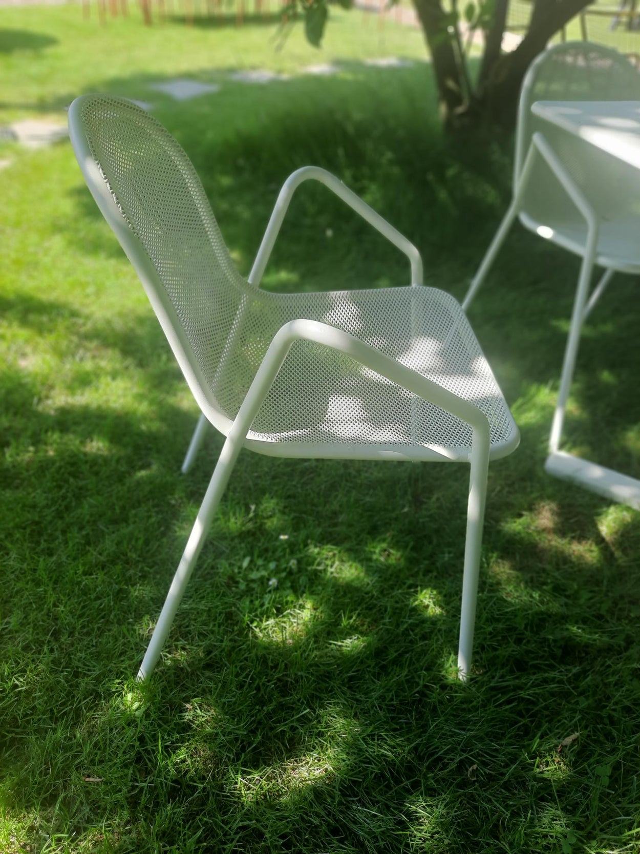 Set Darwin tafel 80x80 / Nova armchair x4