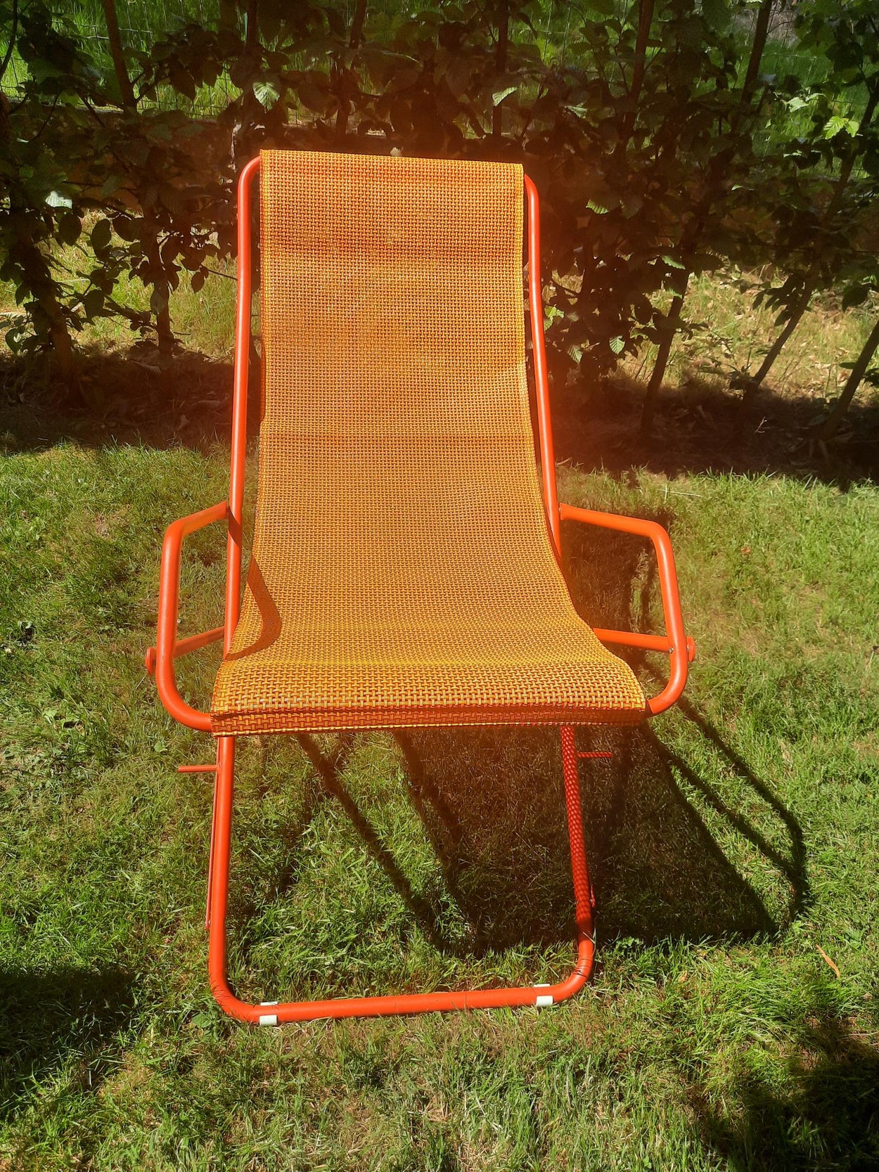 Bahama Deck chair - Rood/geel