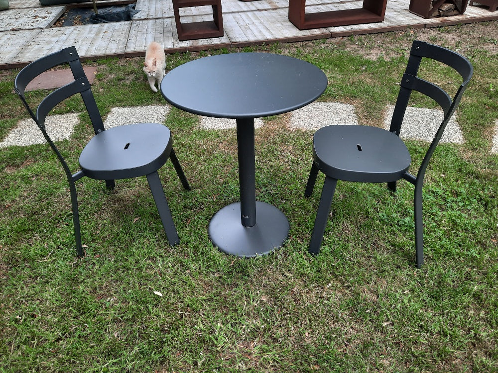 Set Thor Ø60cm Table en Thor Chair x2