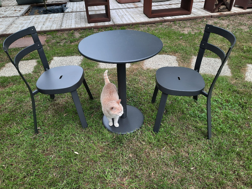 Set Thor Ø60cm Table en Thor Chair x2