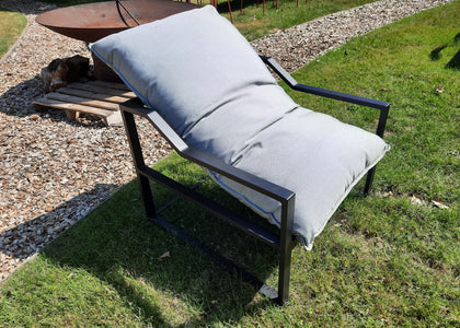 Framed Single Sofa - Grijs