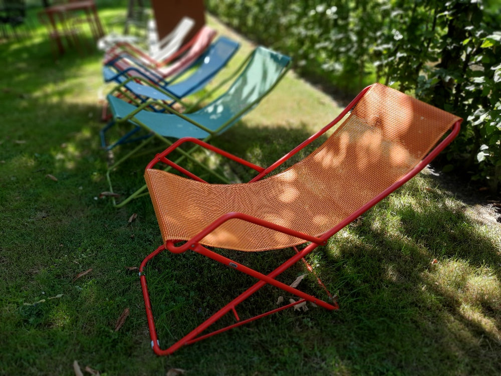Bahama Deck chair - Rood/geel