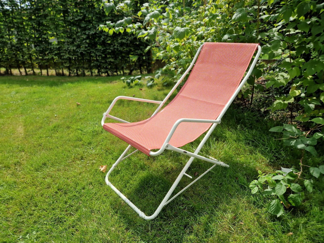 Bahama Deck chair - Raspberry