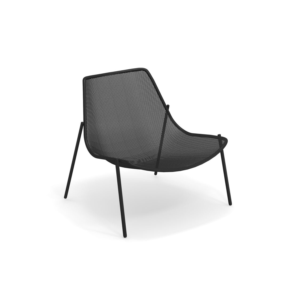 Set Round loungestoelen x2 + Rio R50 Ø80 cm Coffee Table