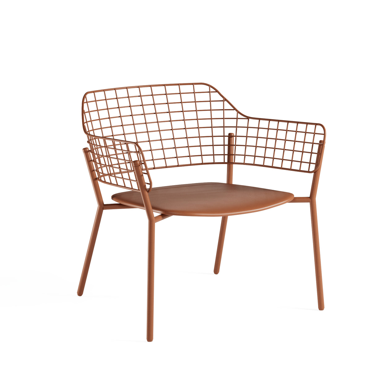 Lyze Lounge chair Aluminium / 2 stuks