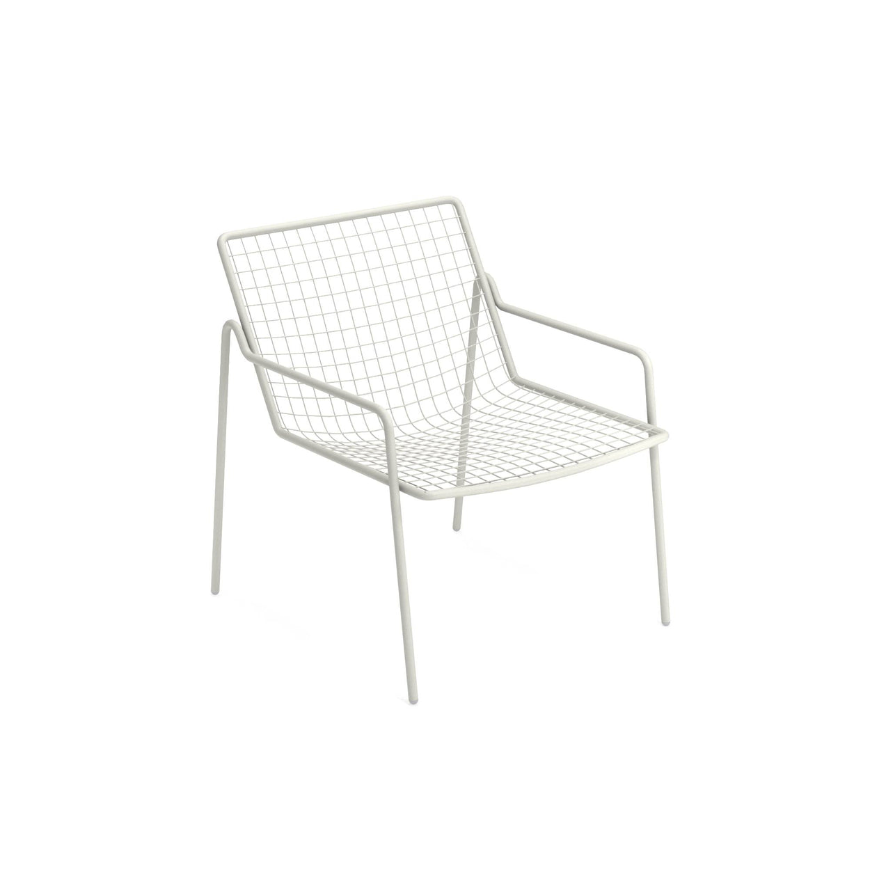 Set Darwin tafel 80x80 + Rio R50 armchair x2 - White