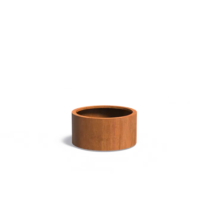 Buitenpot Circum Standaard - Cortenstaal
