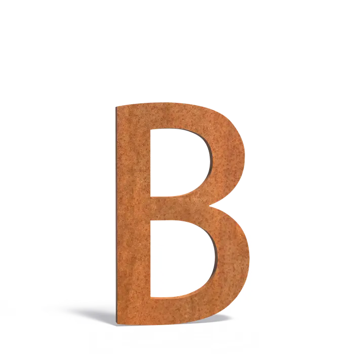 Huisnummers en letters brievenbussen - Cortenstaal