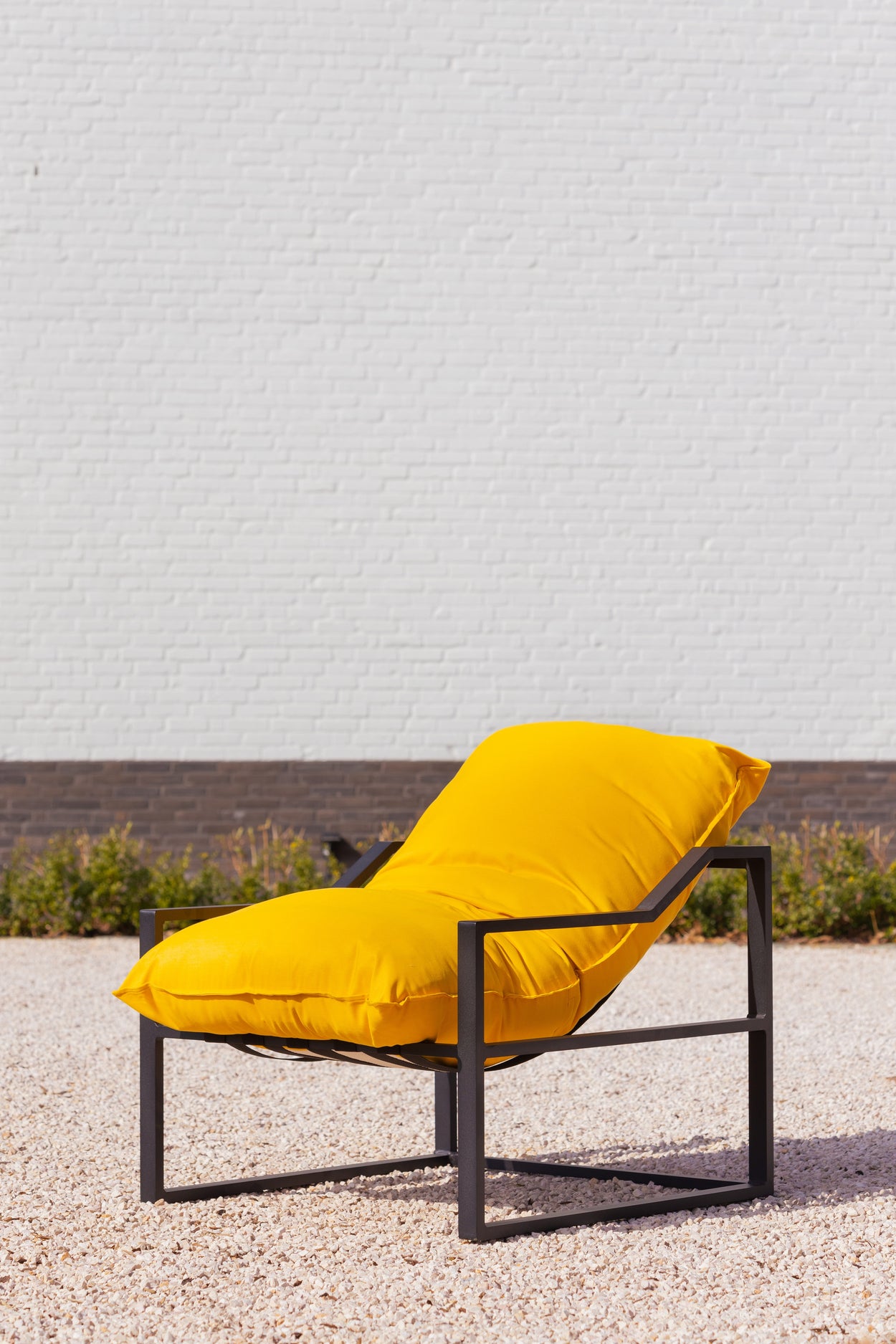 Framed Single Sofa - Geel