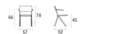 Mia armchair / 2 stuks