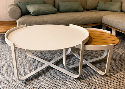 Natural Coffee table - Aluminium