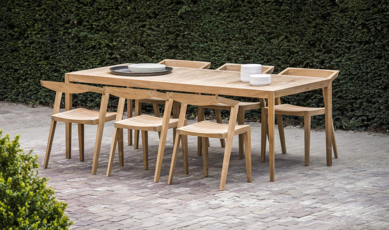 Set Urban Table en Urban Armchair x6