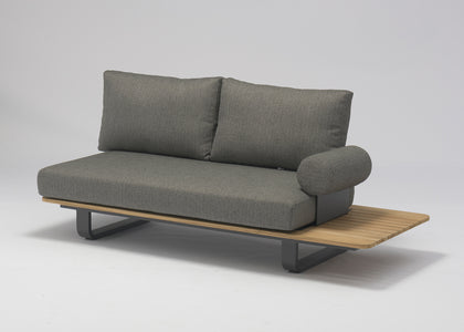 Natural Double lounge + lounge armrest - 2 kleuren
