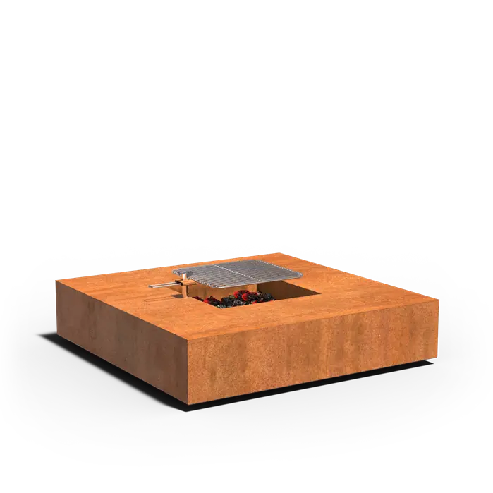 Vuurtafel vierkant