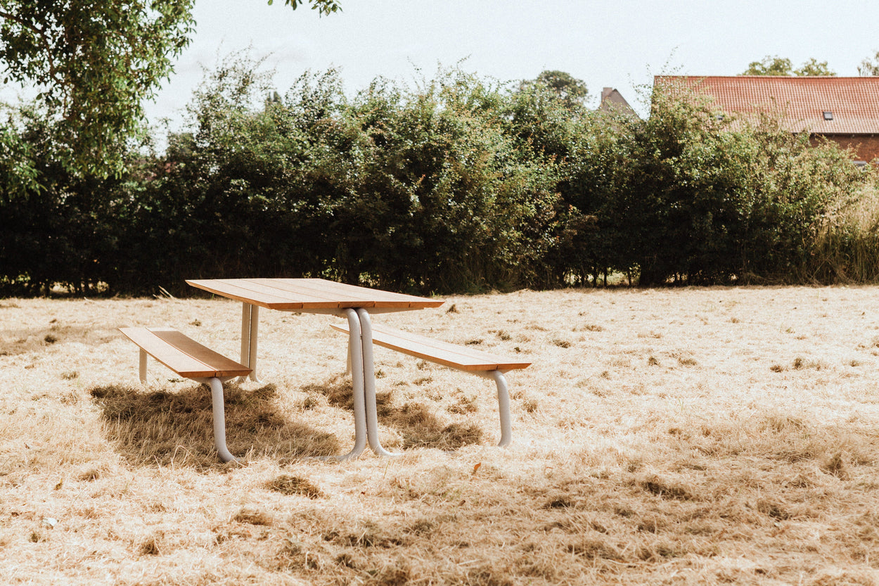 The Table S 185cm - Geelgrijs