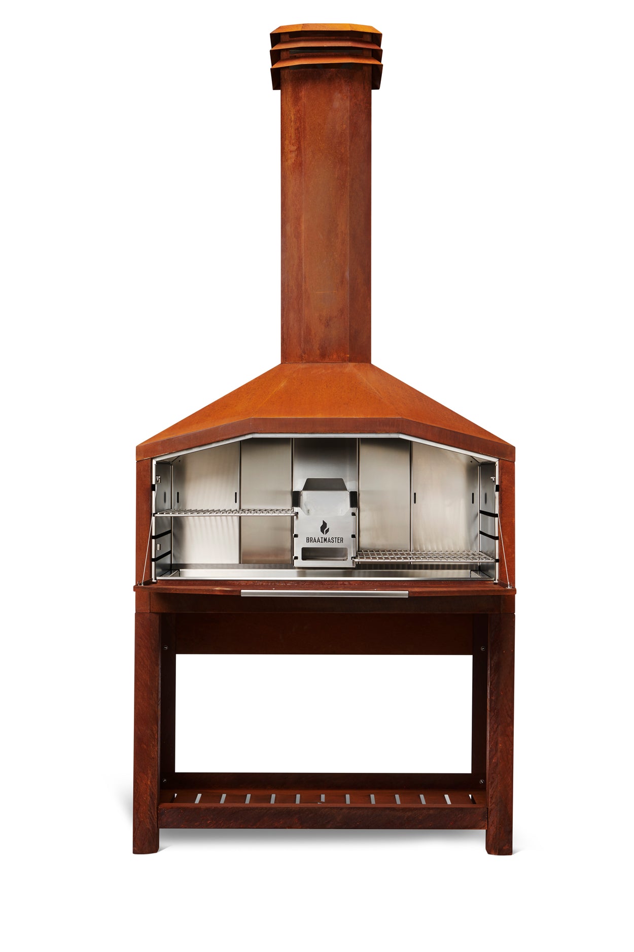 FS Duo Vrijstaand - Corten - met wielen