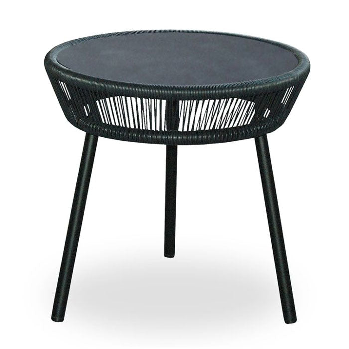Set Loop lounge Chair / Loop footrest / Loop side table Black