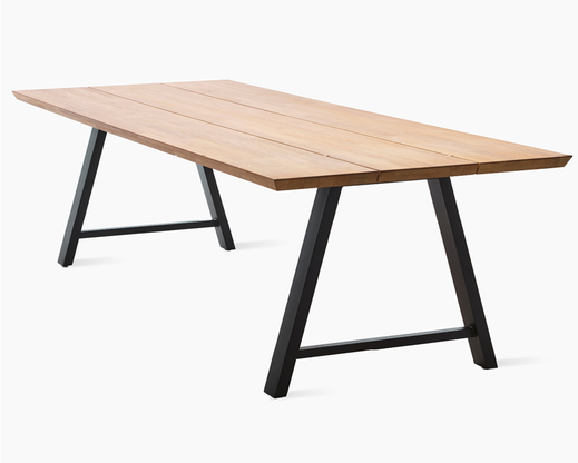 Set Matteo Dining Table + 2x Matteo Bench + Edgard Dining Chair x4