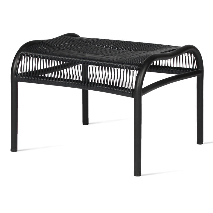 Set Loop lounge Chair / Loop footrest / Loop side table Black