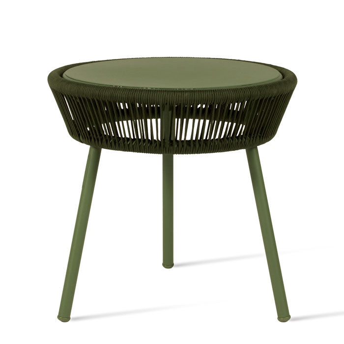 Set Loop lounge Chair / Loop footrest / Loop side table Moss