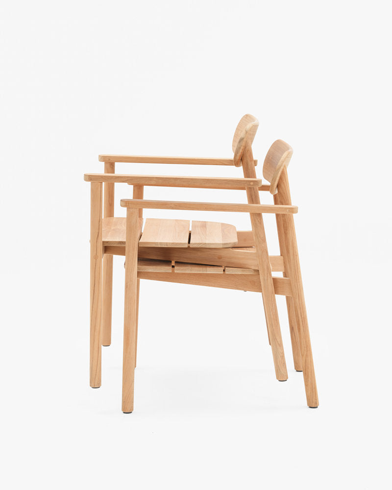 Set Sam dining table Ø120cm en 2x Freya stoel