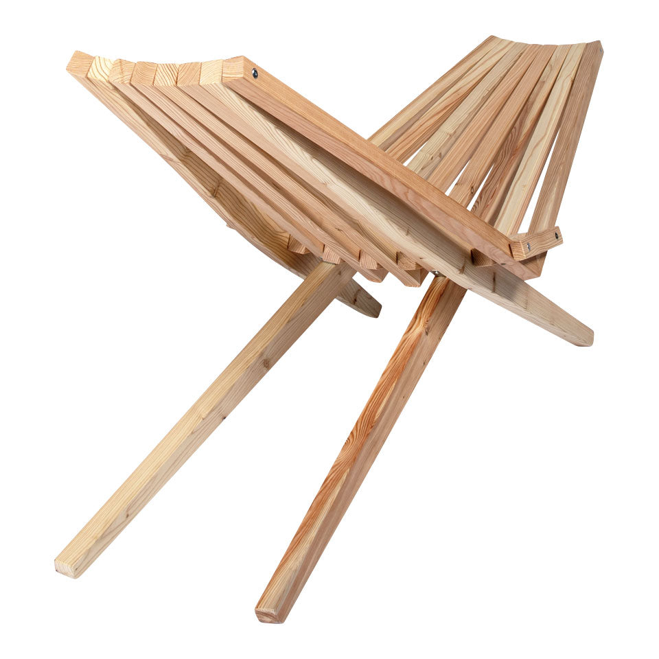 Woodlounger en kussen