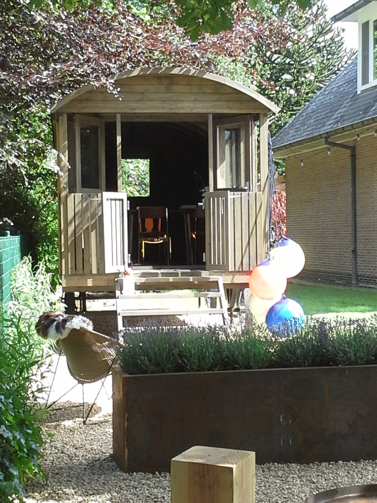 Pipowagen KATHY 508cm incl. veranda bouwpakket