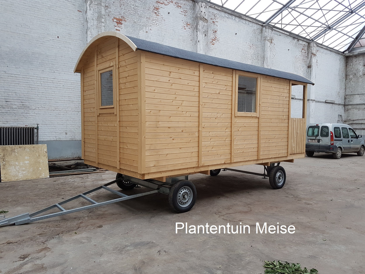 Pipowagen KATHY 508cm incl. veranda bouwpakket