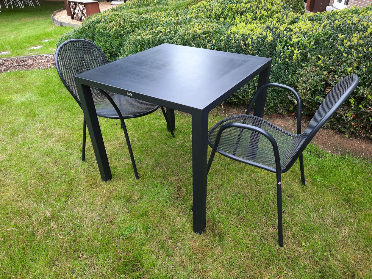 Set Nova tafel 80x80 / Ronda Armchair x2