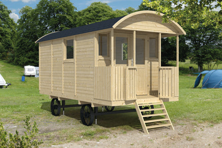 Pipowagen KATHY 508cm incl. veranda bouwpakket