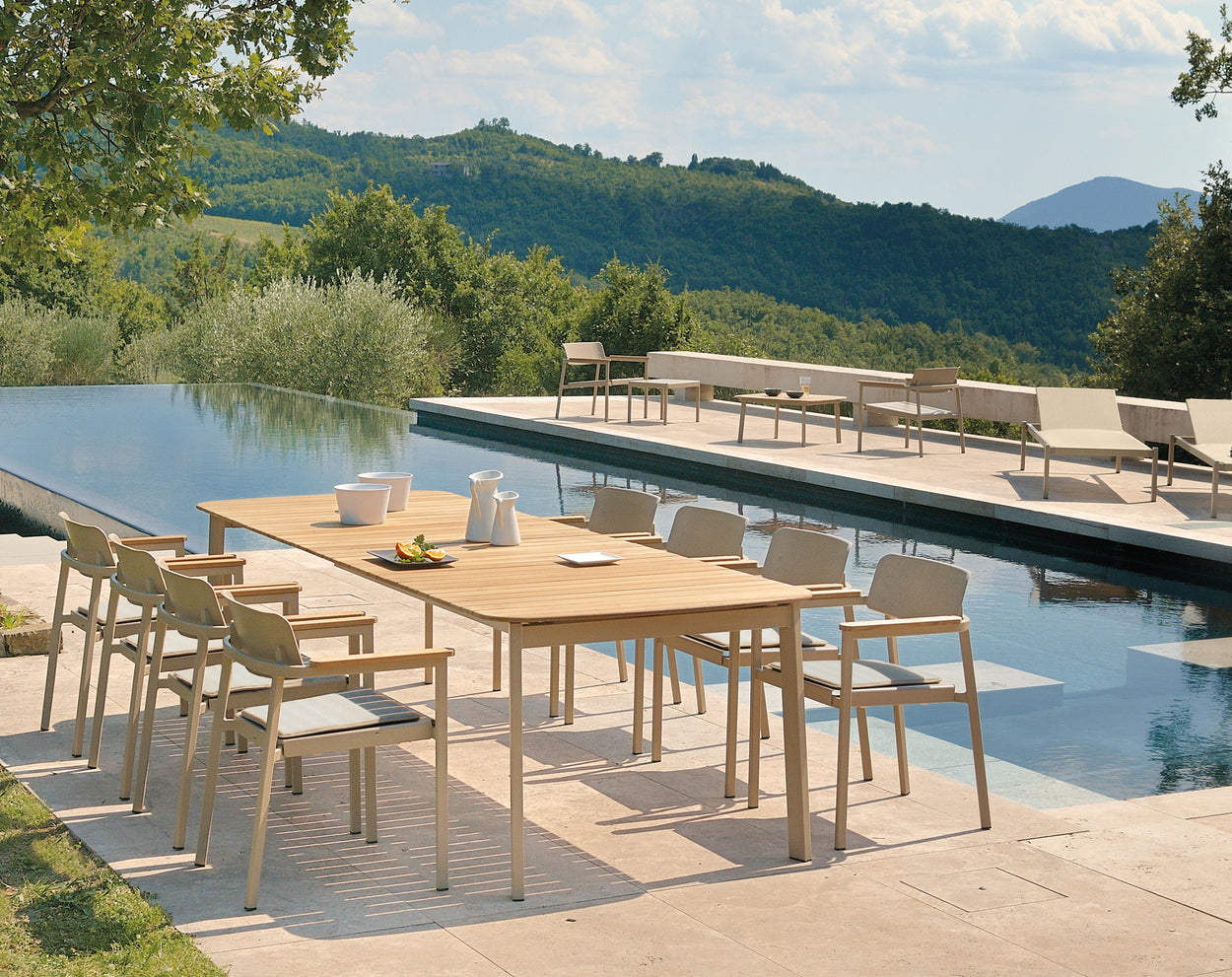 Shine chair Aluminium / 2 stuks