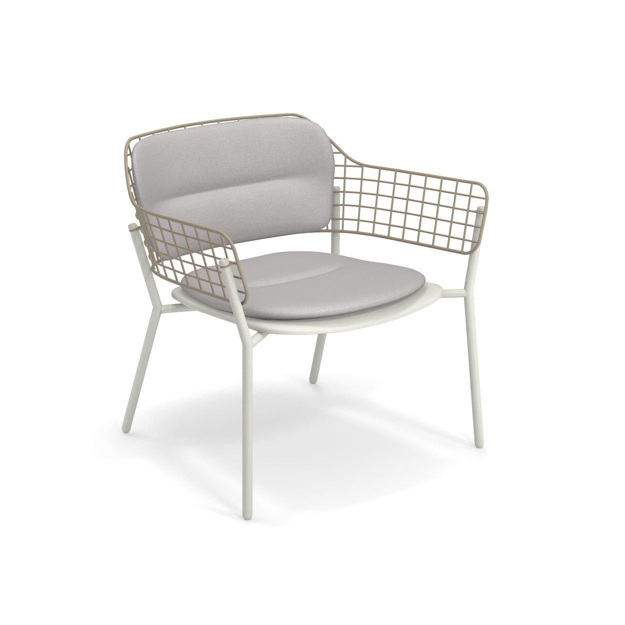Lyze Lounge chair Aluminium / 2 stuks