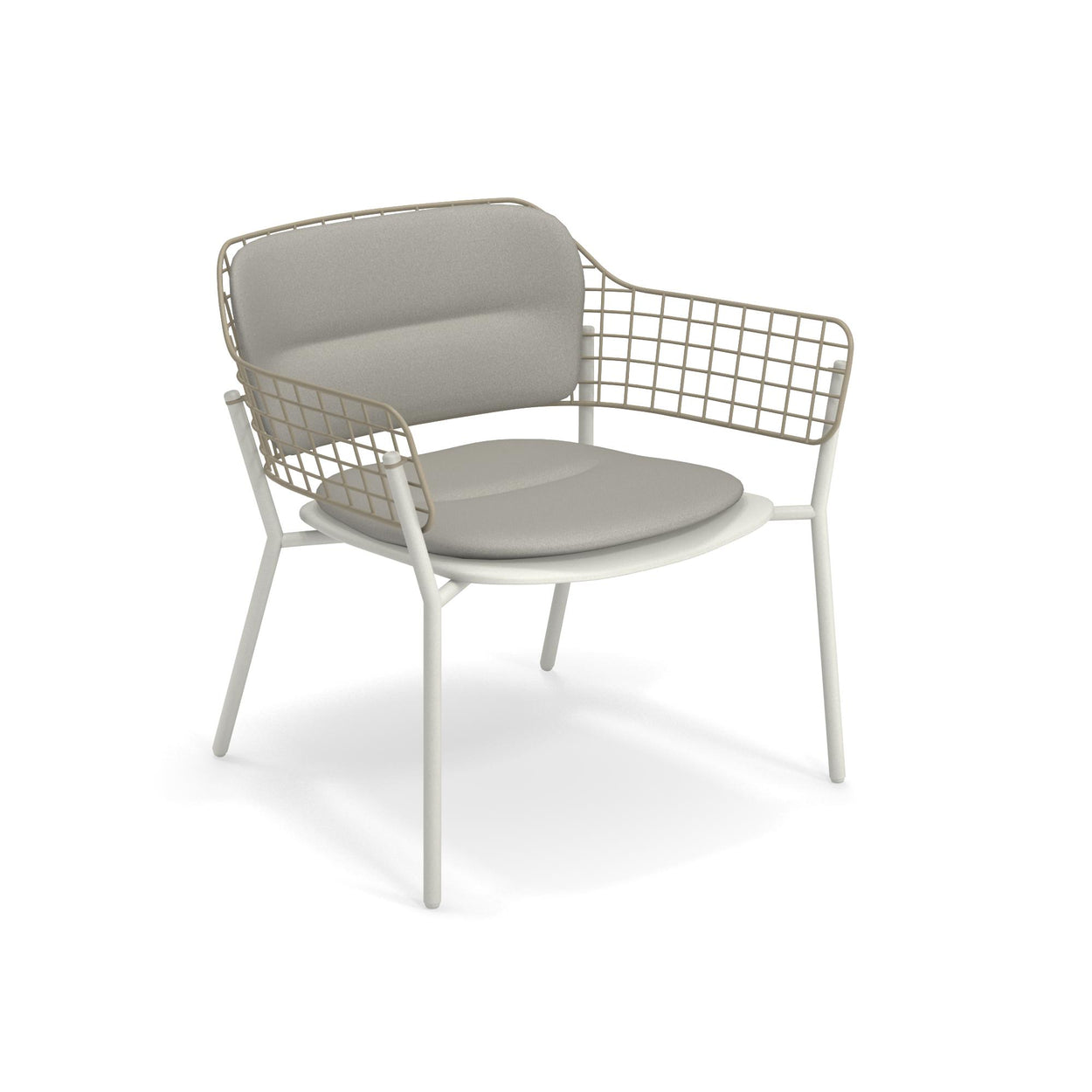 Lyze Lounge chair Aluminium / 2 stuks