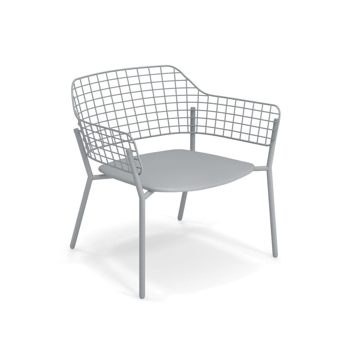 Lyze Lounge chair Aluminium / 2 stuks