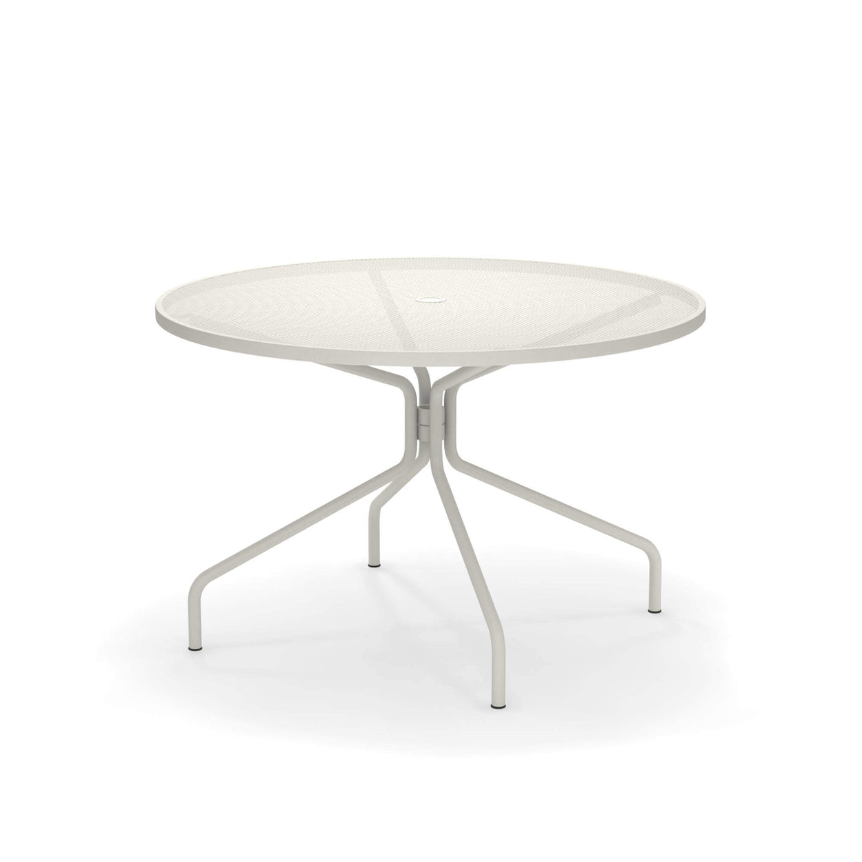 Set Cambi tafel rond Ø120 + x4 Round chair - White