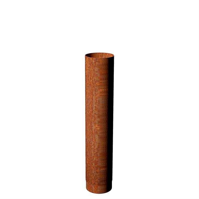 Rookkanalen diameter 150mm - Corten/Black