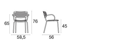 Mom armchair / 2 stuks