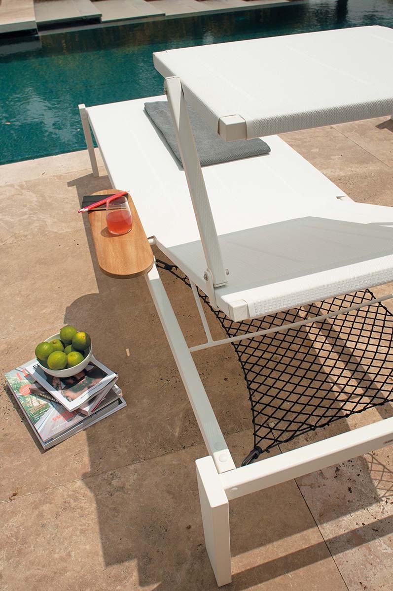 Shine Accessoire Sunbed Armleuning Teak