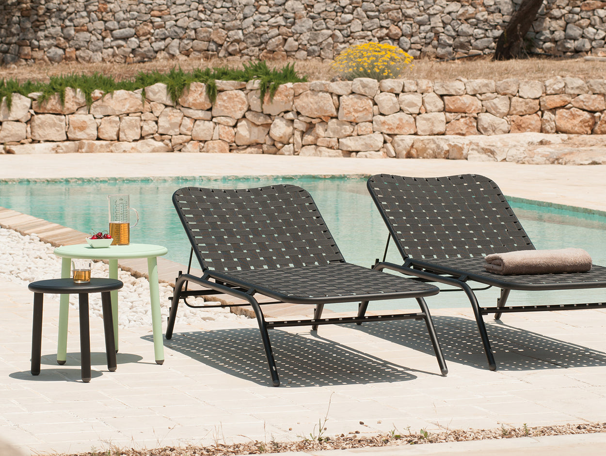 Yard Sunbed, Aluminium