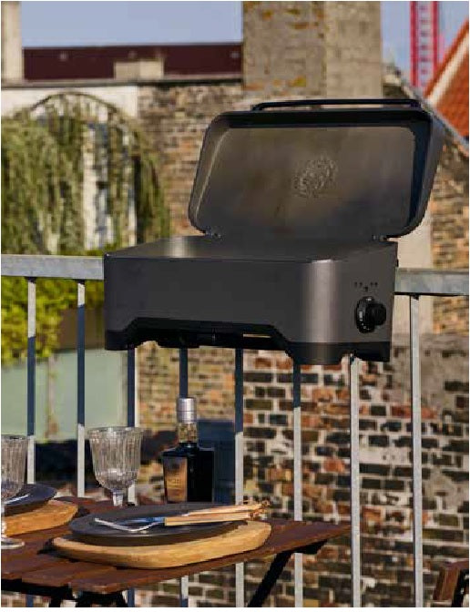 Balkon-steun voor balkon grill elektrisch