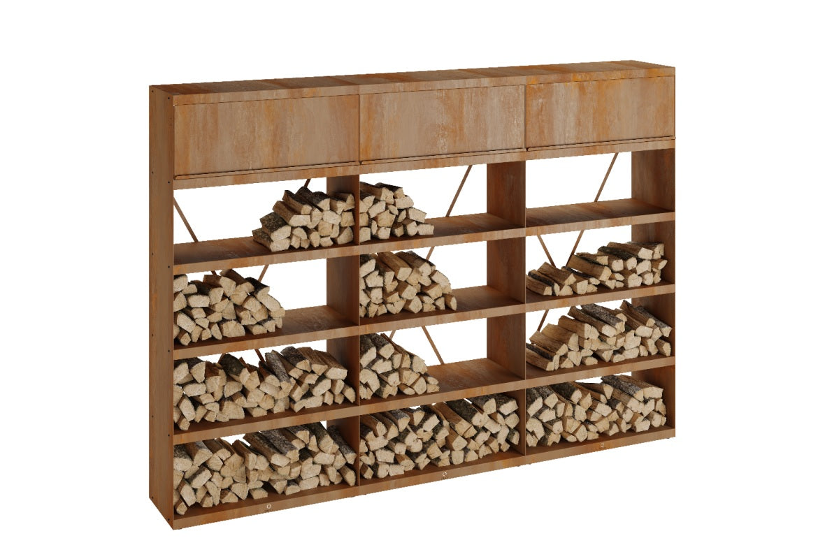 Wood Storage 300 - Corten