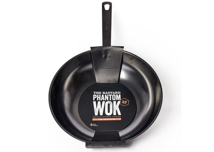 Phantom wok with handel carbon steel