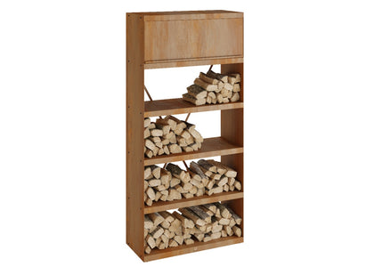 Heritage Wood Storage 100 - Corten