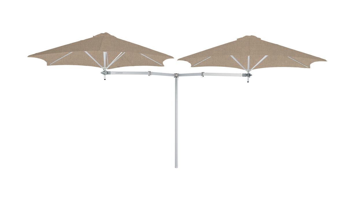 Paraflex standaard - DUO parasol - Rond