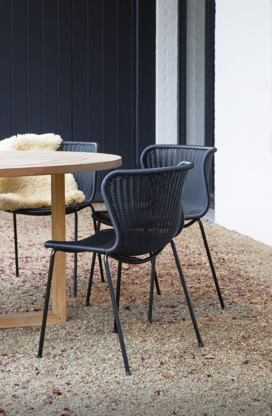 C603 chair outdoor - Black