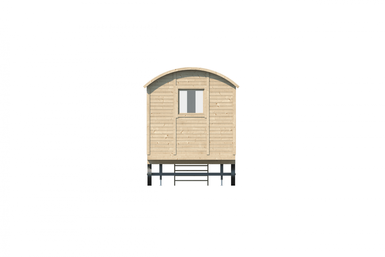 Pipowagen KATHY 508cm incl. veranda bouwpakket